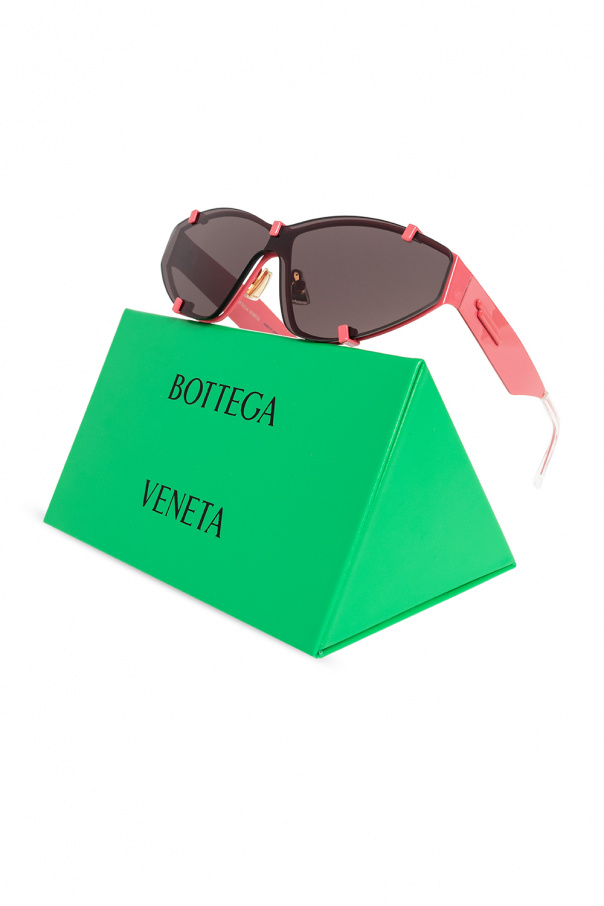 Bottega Veneta America square-frame sunglasses Nero