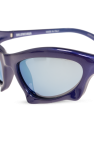 Balenciaga BLUE ‘Bat Rectangle’ sunglasses
