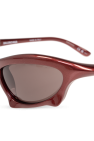 Balenciaga BURGUNDY ‘Bat‘ sunglasses