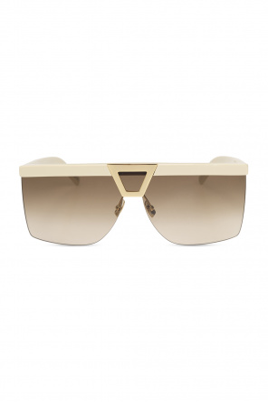 soft round-frame sunglasses