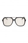 Marc Jacobs round sunglasses in tortoise shell with pink lens