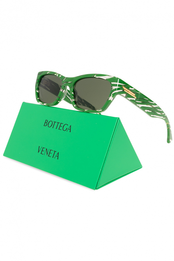 Bottega Veneta Patterned info sunglasses