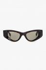 stud-embellished cat-eye sunglasses