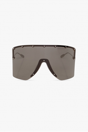 gucci square framed aviator glasses
