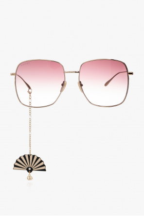 Gucci H42 foldable round sunglasses Oro