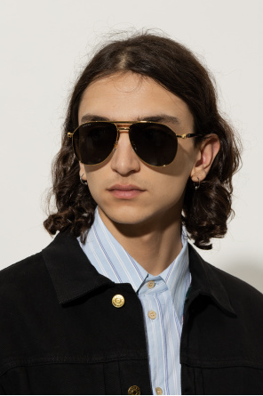 Sunglasses with web stripe od Gucci