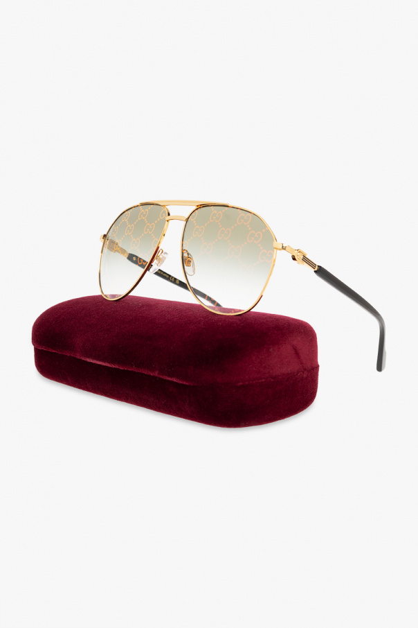 Gucci sunglasses square with logo