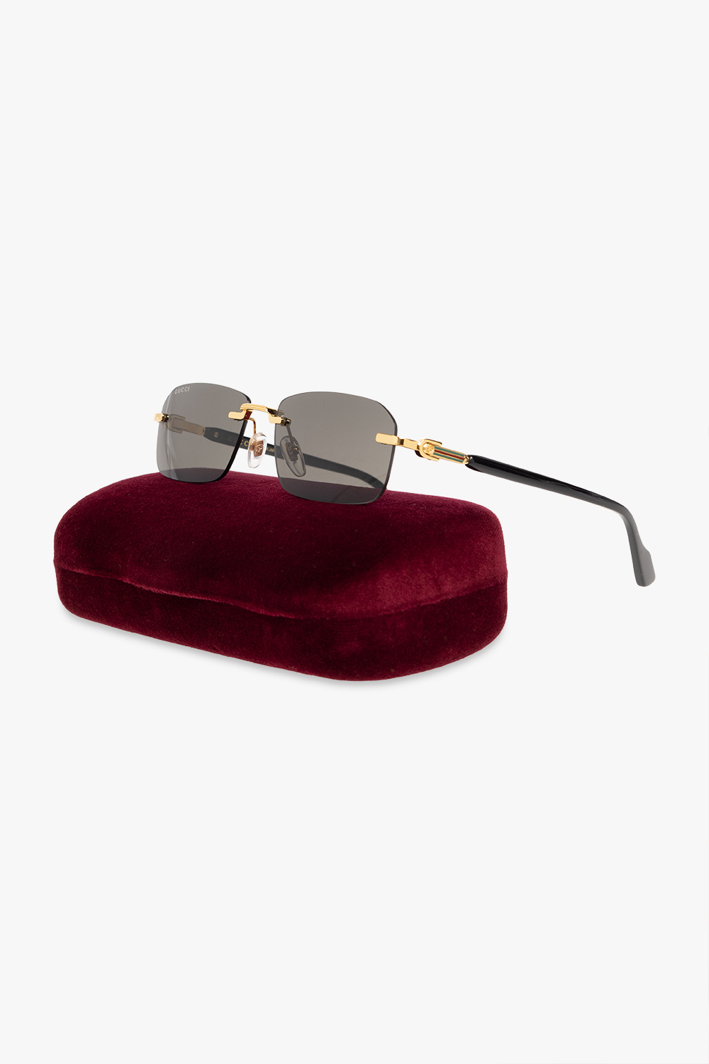 Gucci Bottega Veneta Eyewear tortoiseshell-effect tinted sunglasses