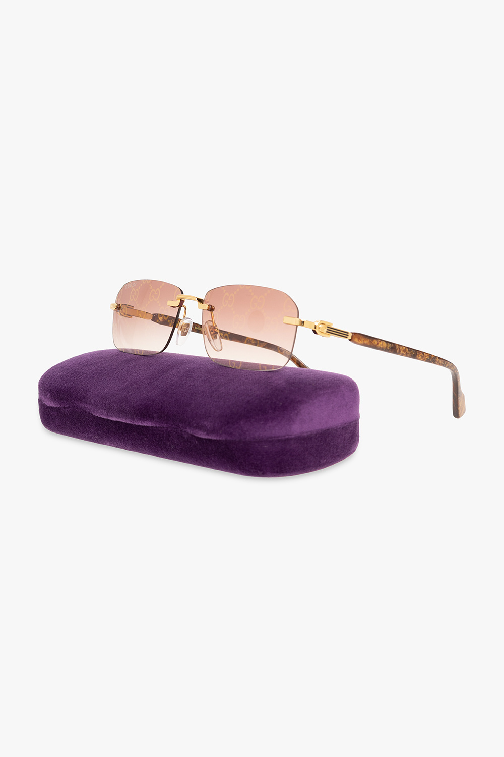 Gucci jimmy choo eyewear goldy round frame sunglasses item