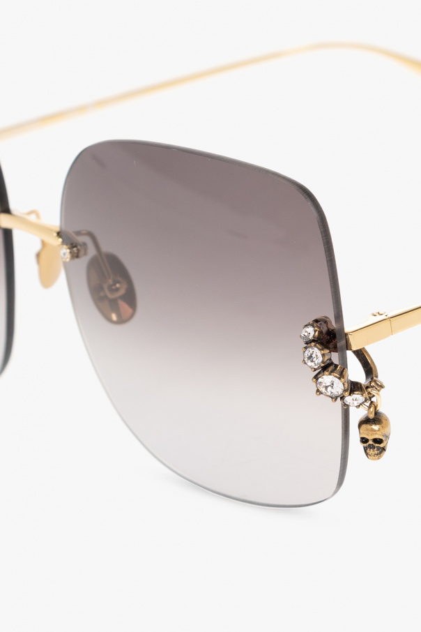 Alexander McQueen Sunglasses with Swarovski crystals