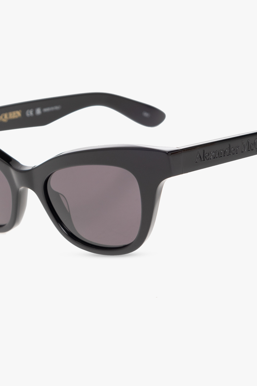 Alexander McQueen Logo-embossed sunglasses