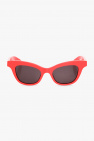 Dolce & Gabbana Eyewear logo-plaque butterfly-frame sunglasses