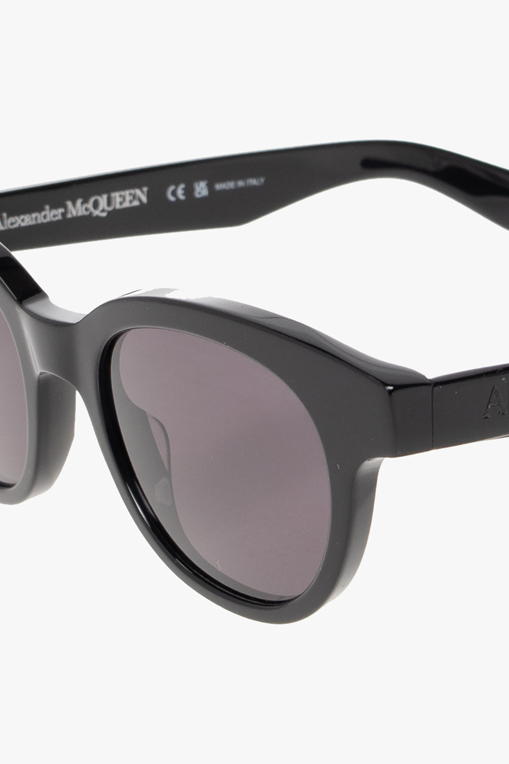 Alexander McQueen Logo-embossed sunglasses