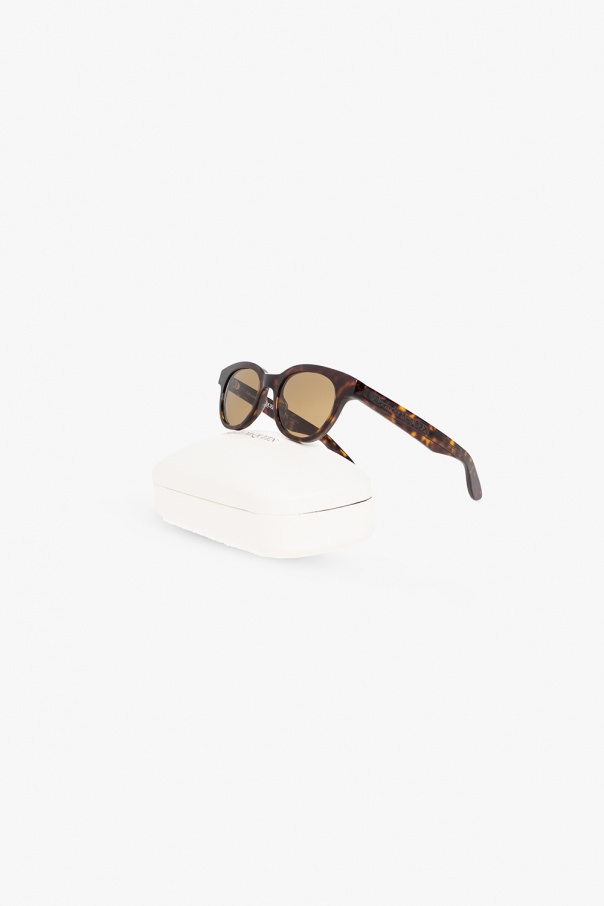 Alexander McQueen Logo-embossed sunglasses