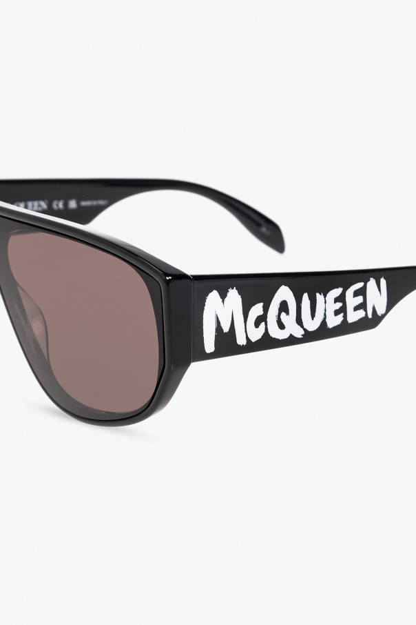 Alexander McQueen sarah jessica parker x sunglass hut tortoiseshell effect oversized sunglasses item