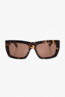 Orlebar Brown tortoiseshell rectangle frame sunglasses
