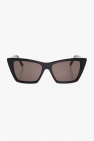 saint laurent eyewear havana frame tortoiseshell sunglasses item