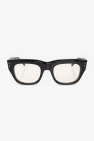 tiger-print cat-eye frame sunglasses
