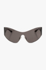 tortoiseshell-effect cat eye-frame sunglasses Marrone