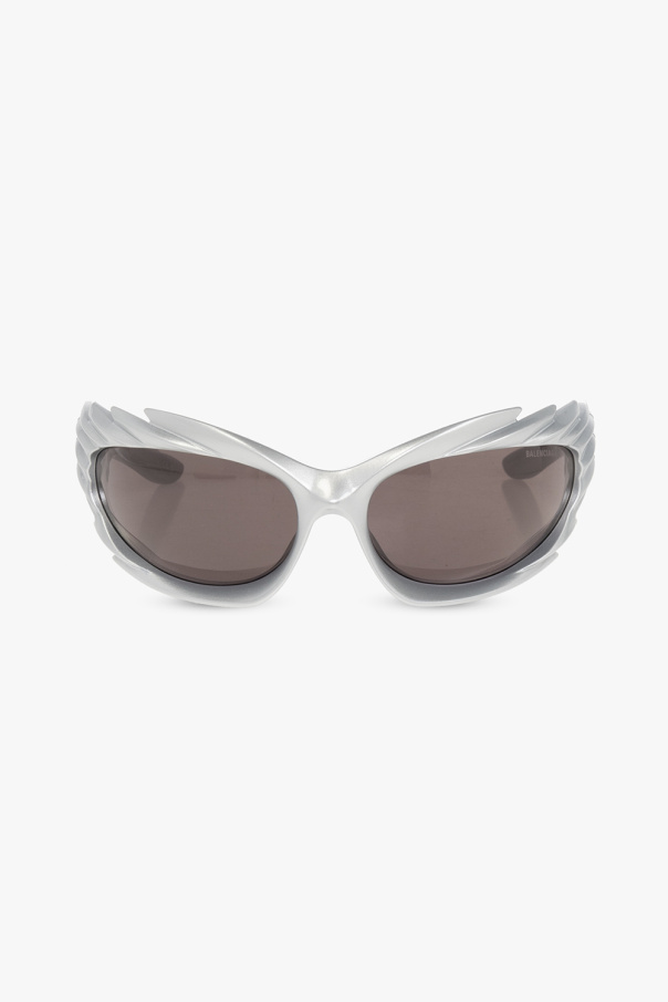 Balenciaga ‘Spike Rectangle’ Blue sunglasses