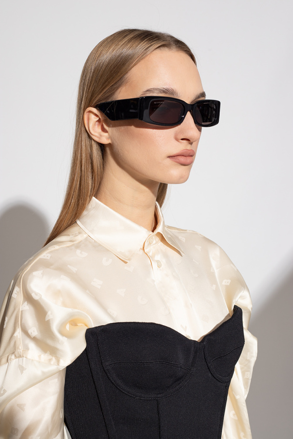 Balenciaga Okulary przeciwsłoneczne ‘Max Rectangle’