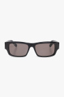 Brioni square-frame tinted sunglasses Schwarz