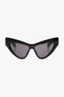 Versace Eyewear mirrored cornici Oxblood sunglasses