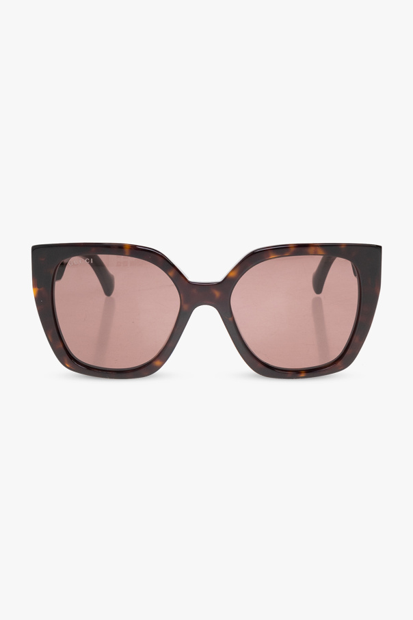 Gucci valentino eyewear rhinestone embellished oversized frame sunglasses item