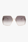 cat-eye gradient brand sunglasses