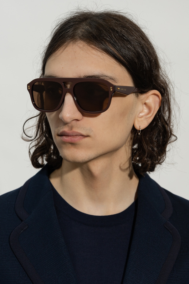 Gucci toile Okulary przeciwsłoneczne