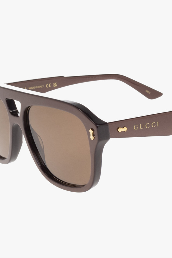 Gucci toile Okulary przeciwsłoneczne