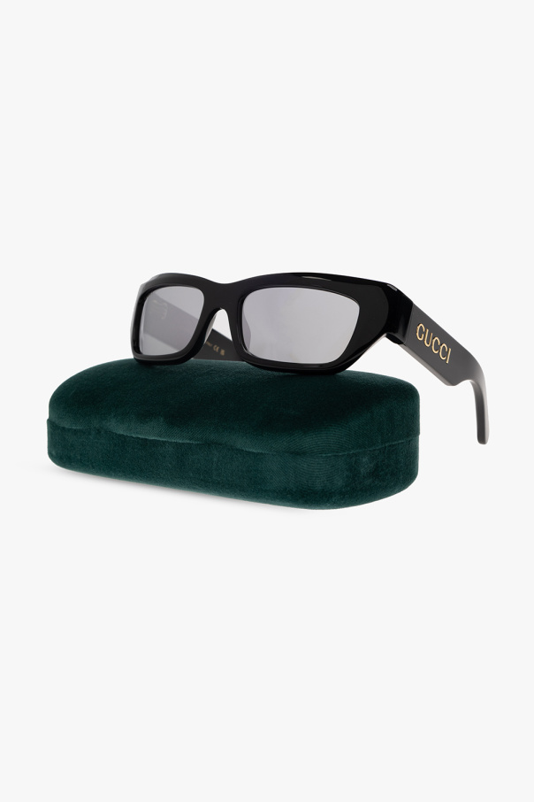 Gucci pilot-frame sunglasses with logo