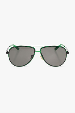 ‘rim’ aviator sunglasses od bottega glass Veneta