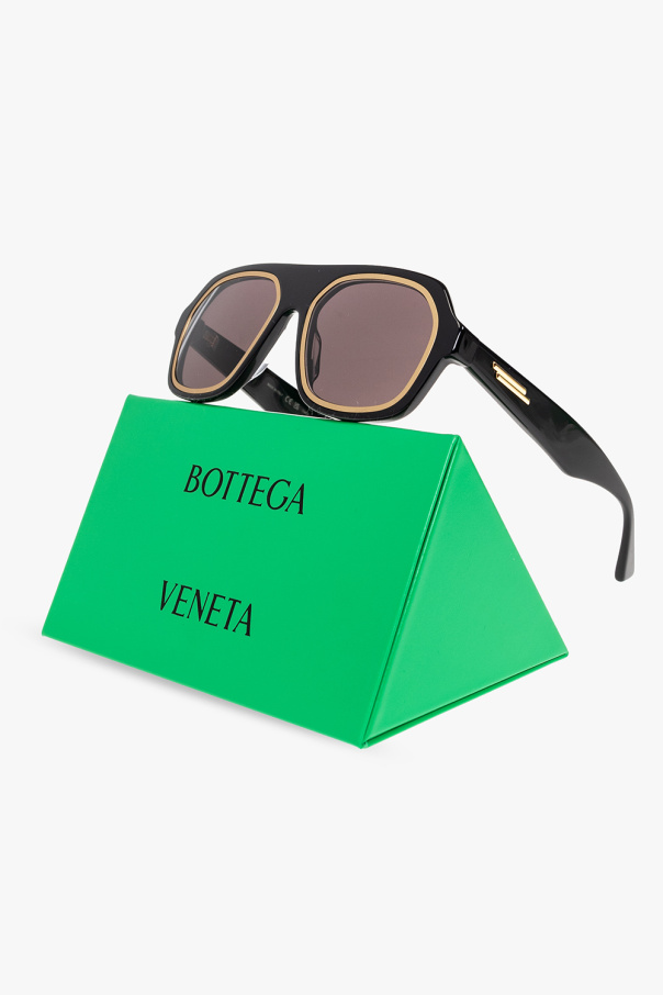 Bottega Veneta Okulary ‘Rim’ typu ‘aviator’