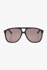 cat-eye frame sunglasses Weiß
