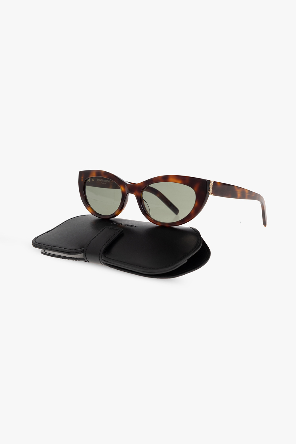 SL M 115 Cat Eye Sunglasses in Black - Saint Laurent