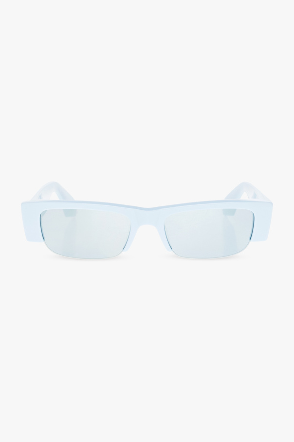 Alexander McQueen layered-frame sunglasses Nero