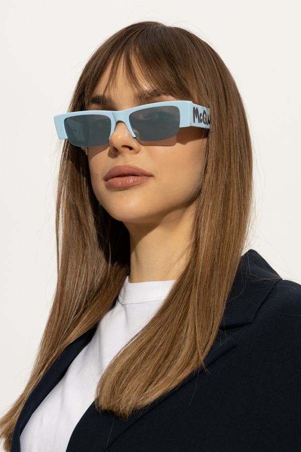 Alexander McQueen Orlebar Brown Tulum aviator-frame sunglasses