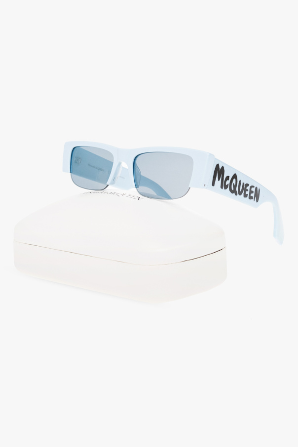 Alexander McQueen layered-frame sunglasses Nero