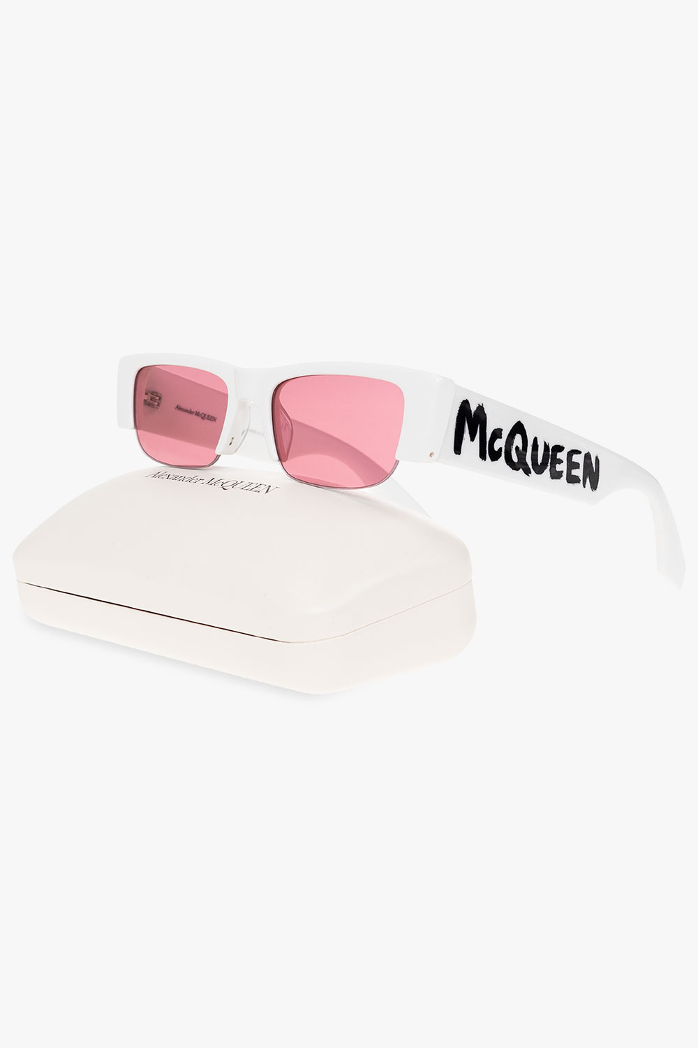 Alexander Mcqueen Sunglasses Light green Acetate ref.314922 - Joli Closet