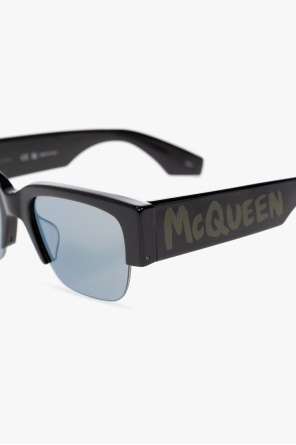 Alexander McQueen sunglasses Bvlgari with logo