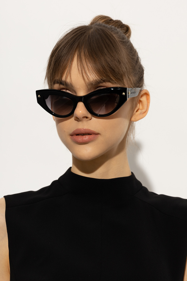 Alexander McQueen sunglasses thin with logo