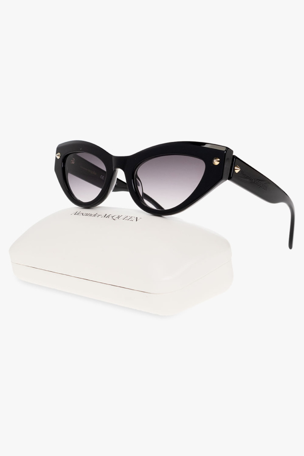 Alexander McQueen sunglasses thin with logo