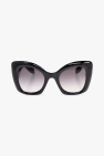 logo-print pilot-frame sunglasses