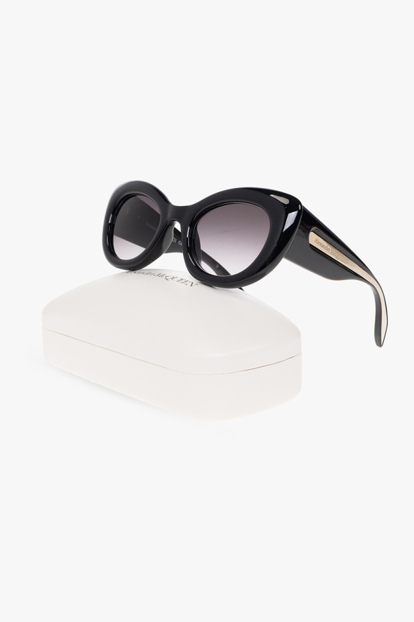 Alexander McQueen her Sunglasses with logo