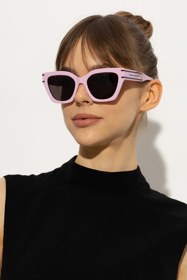 Alexander McQueen Saint Laurent Eyewear Saint Laurent Sl 450 Dark Havana Sunglasses