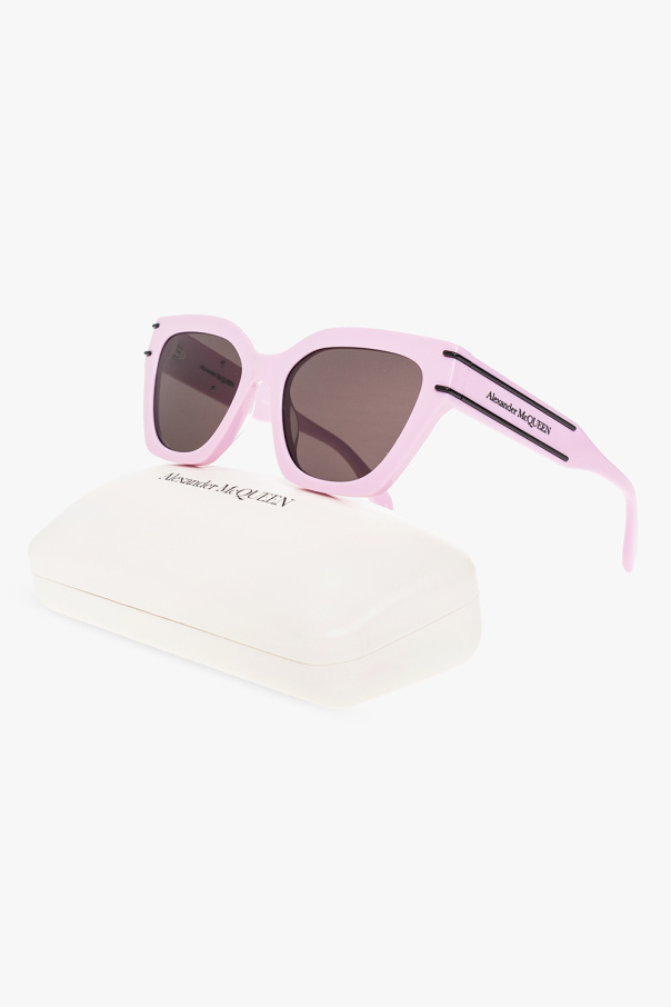 Alexander McQueen Saint Laurent Eyewear Saint Laurent Sl 450 Dark Havana Sunglasses