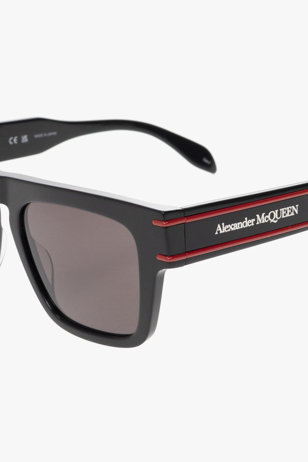 Alexander McQueen valentino octagonal metal sunglasses