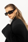 Balenciaga BROWN ‘Hourglass Rectangle’ sunglasses