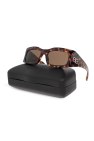 Balenciaga BROWN ‘Hourglass Rectangle’ sunglasses